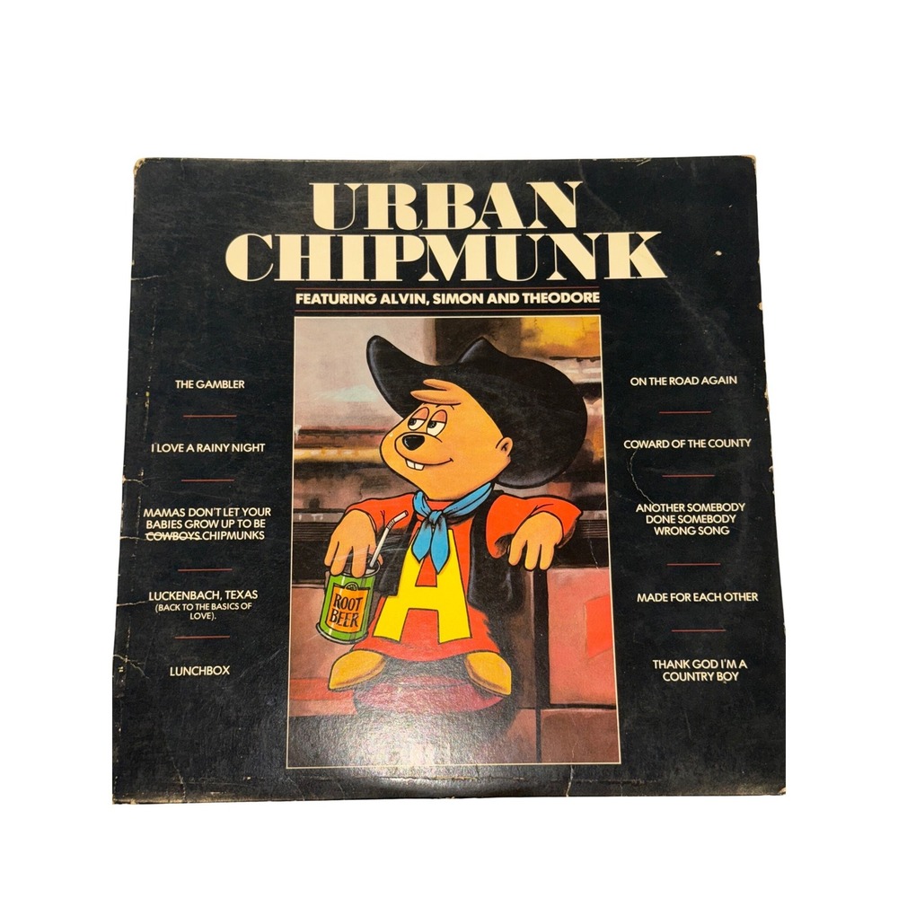 Urban Chipmunk Alvin Simon Theodore Vinyl LP Record 1981 RCA AFL1-4027 Country